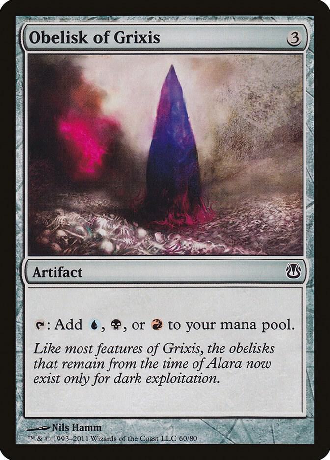 Obelisk of Grixis 60 card from Duel Decks: Ajani vs. Nicol Bolas