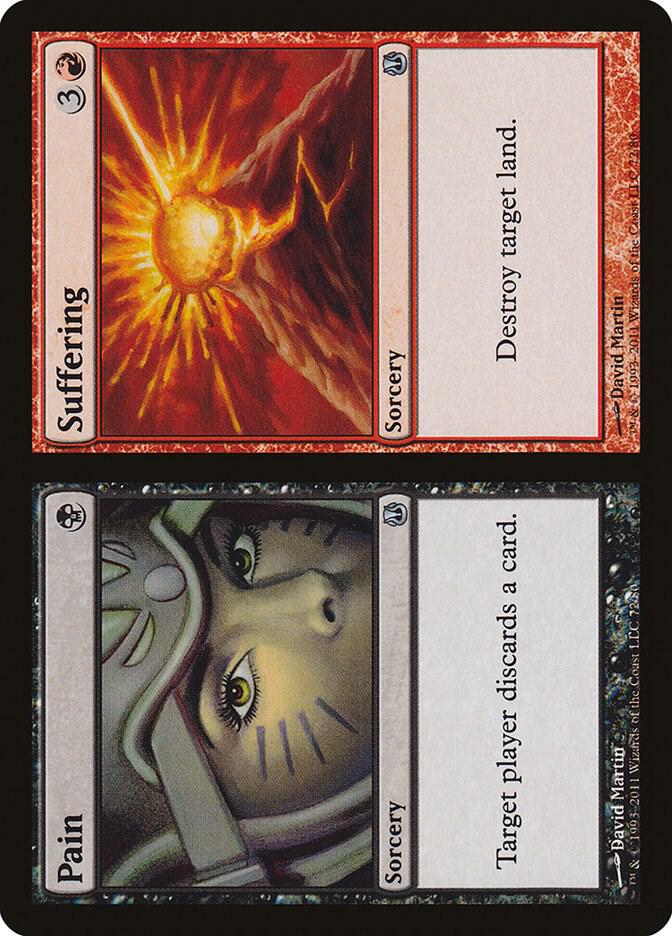 Pain // Suffering 72 card from Duel Decks: Ajani vs. Nicol Bolas