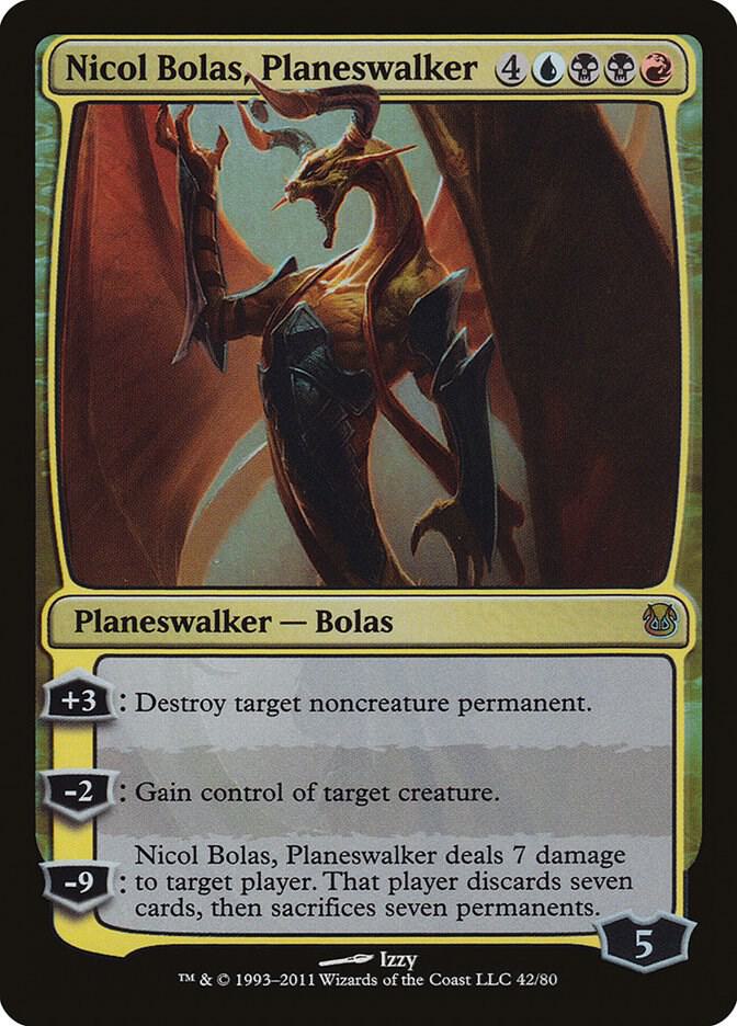 Nicol Bolas, Planeswalker 42 card from Duel Decks: Ajani vs. Nicol Bolas