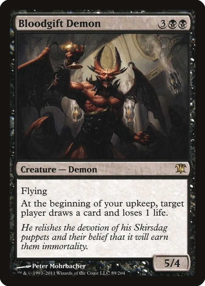 Bloodgift Demon 89 card from Innistrad