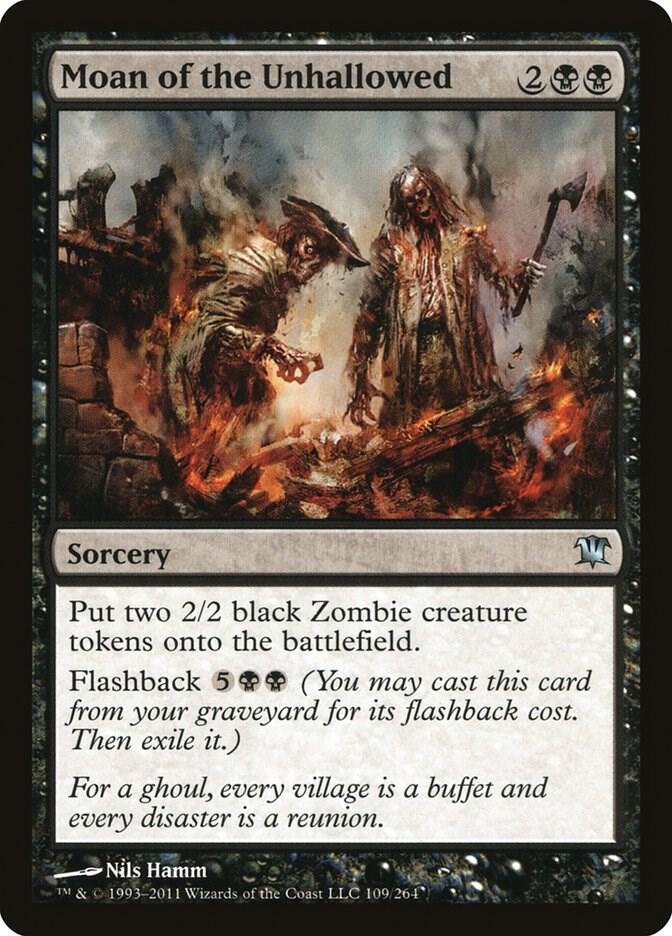Moan of the Unhallowed 109 card from Innistrad