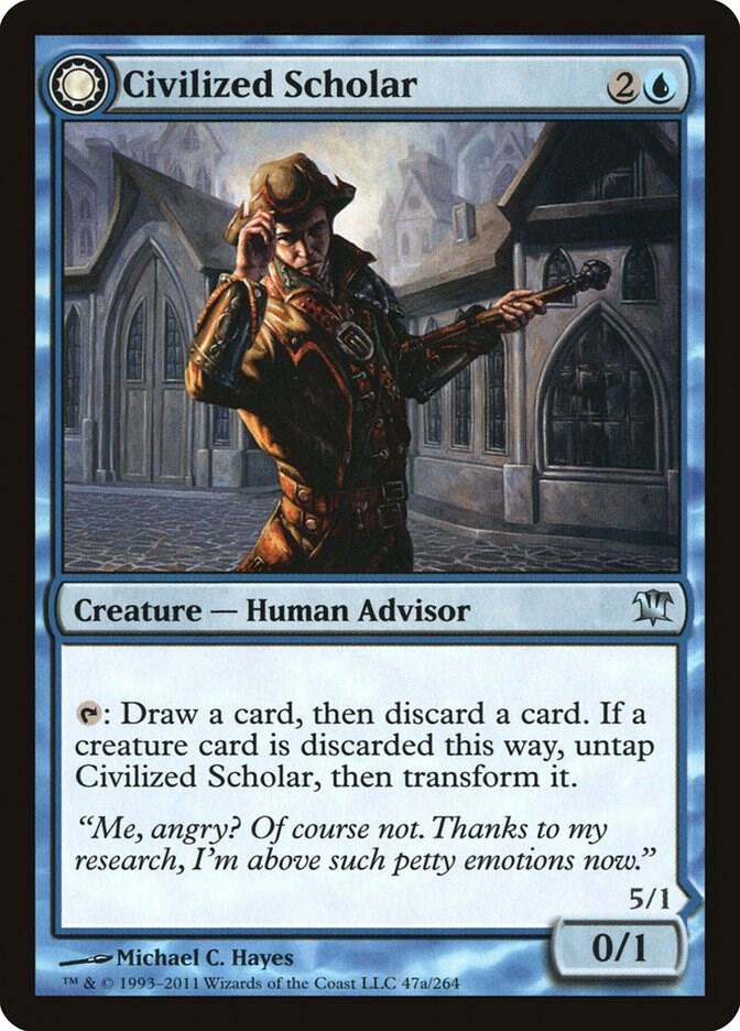 Civilized Scholar 47 card from Innistrad