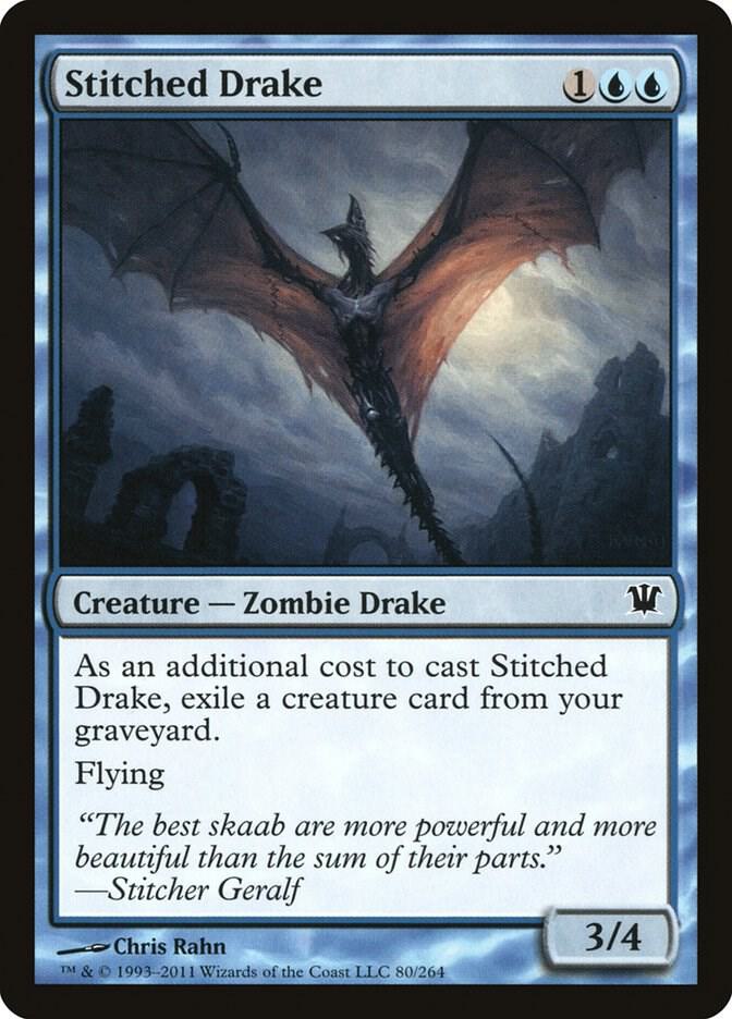 Stitched Drake 80 card from Innistrad