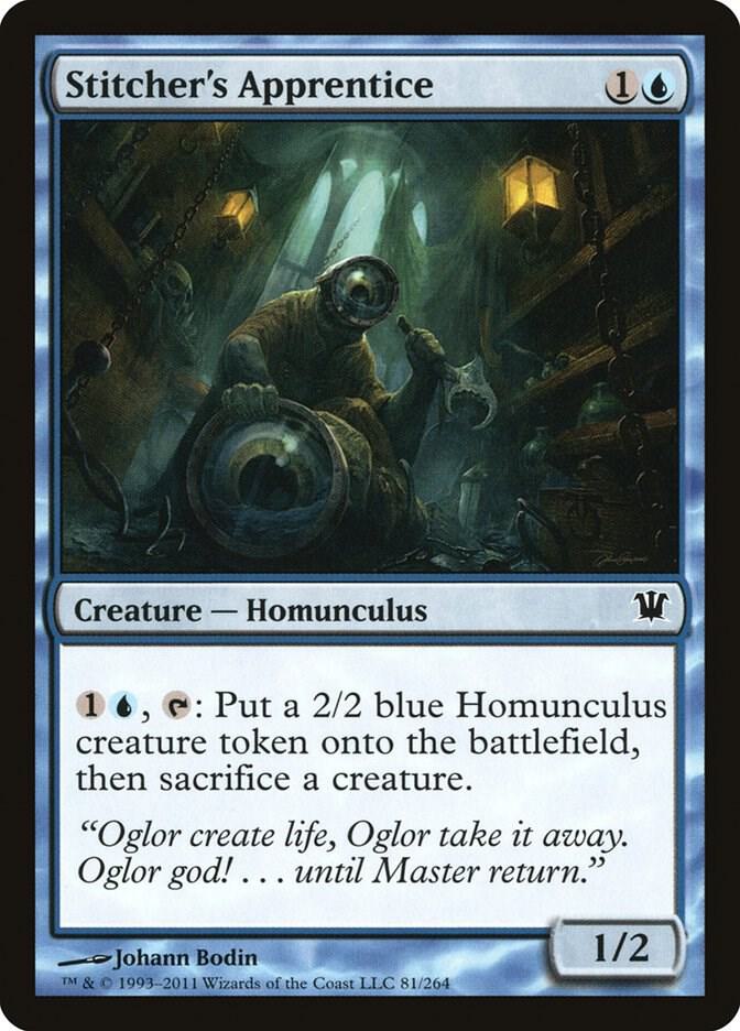 Stitcher's Apprentice 81 card from Innistrad