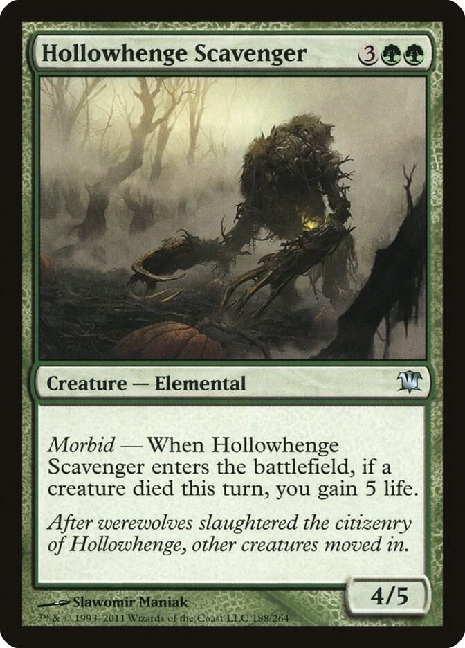 Hollowhenge Scavenger 188 card from Innistrad