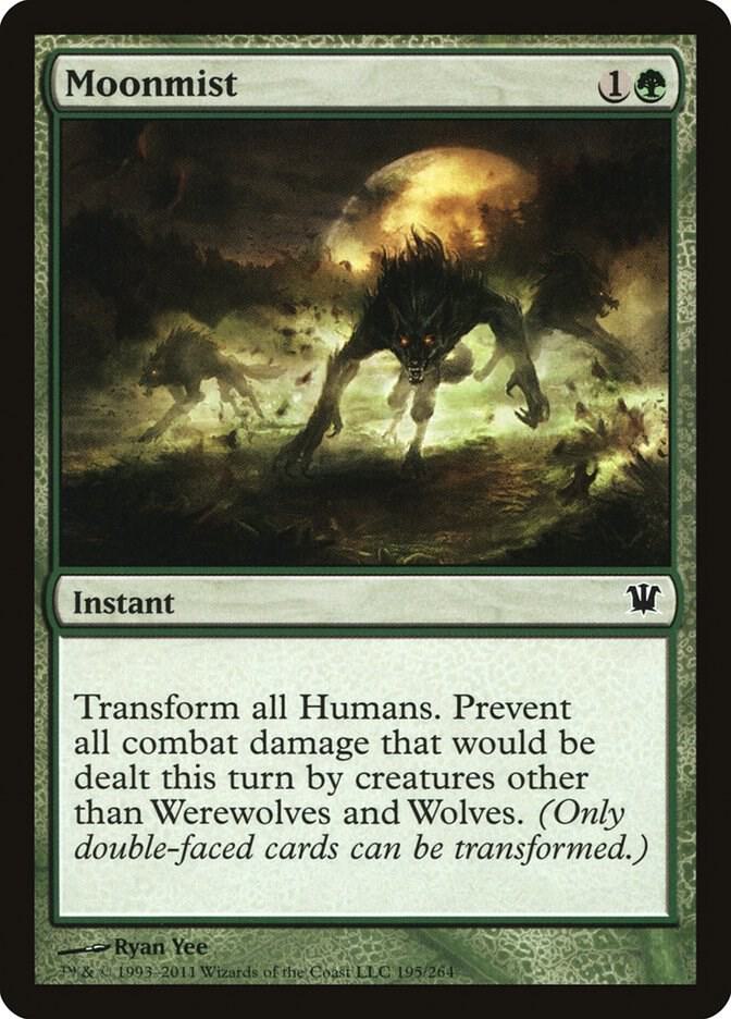 Moonmist 195 card from Innistrad