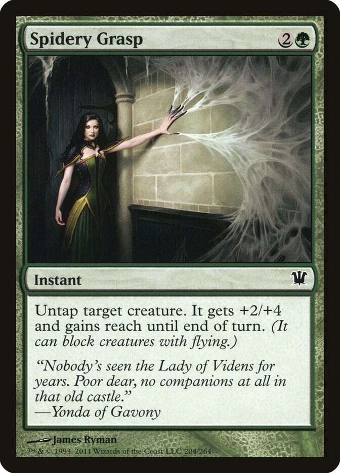 Spidery Grasp 204 card from Innistrad
