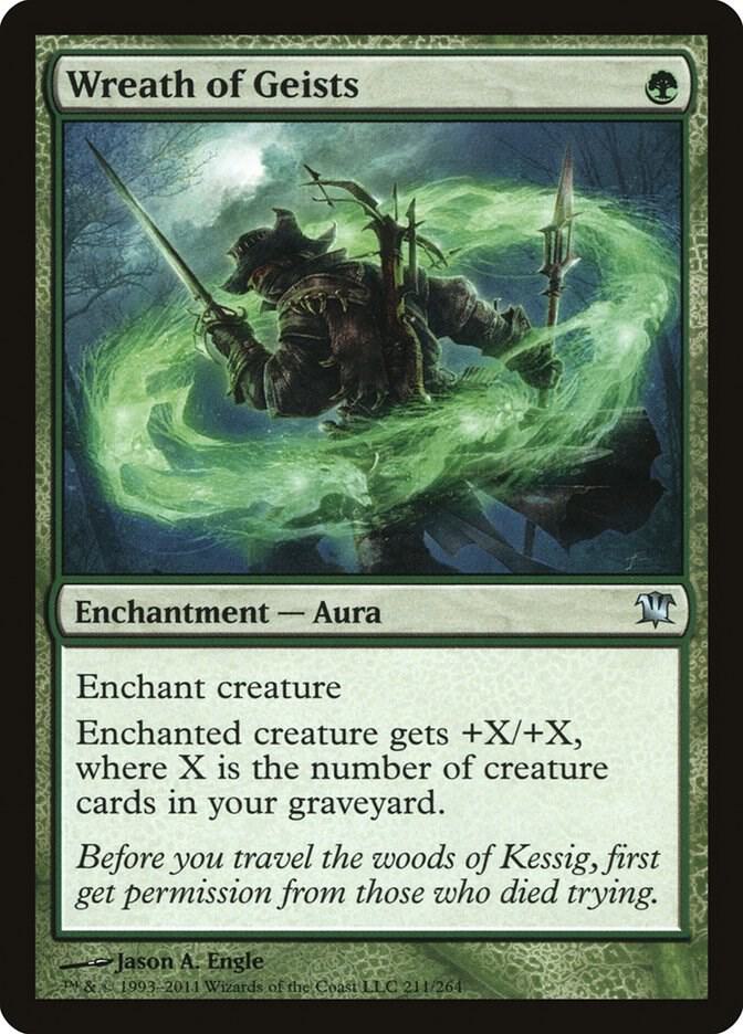 Wreath of Geists 211 card from Innistrad
