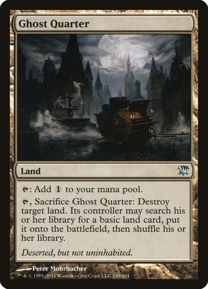Ghost Quarter 240 card from Innistrad