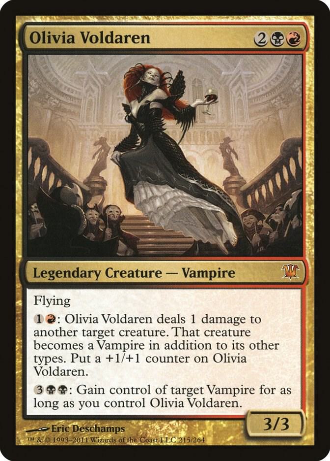 Olivia Voldaren 215 card from Innistrad