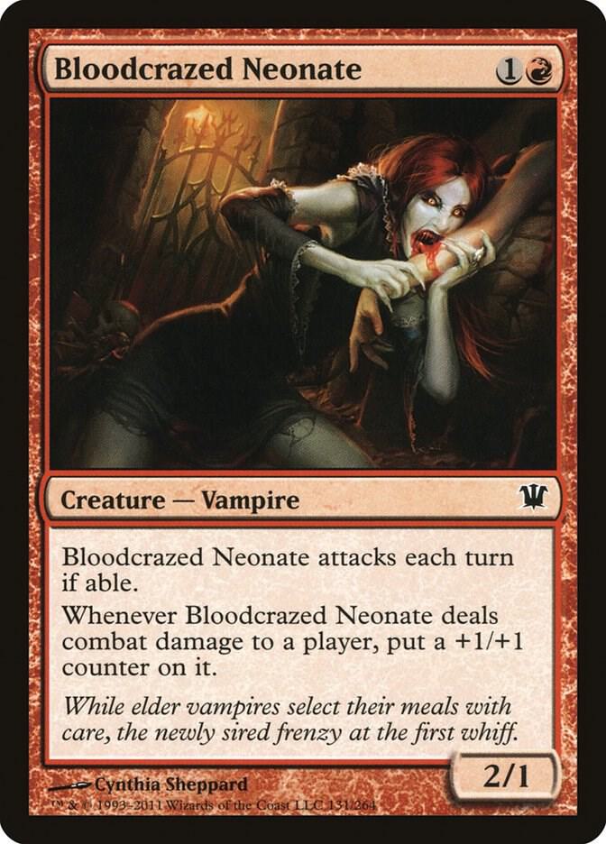 Bloodcrazed Neonate 131 card from Innistrad