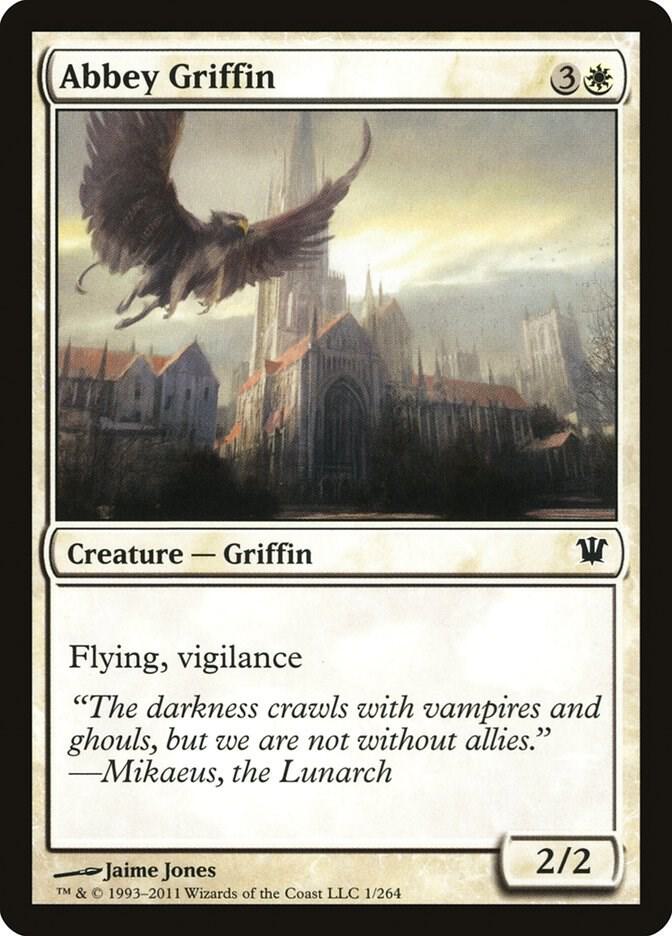 Abbey Griffin 1 card from Innistrad