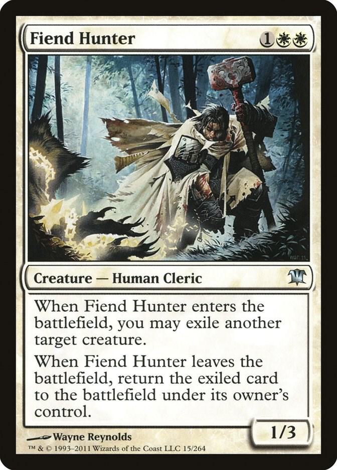 Fiend Hunter 15 card from Innistrad