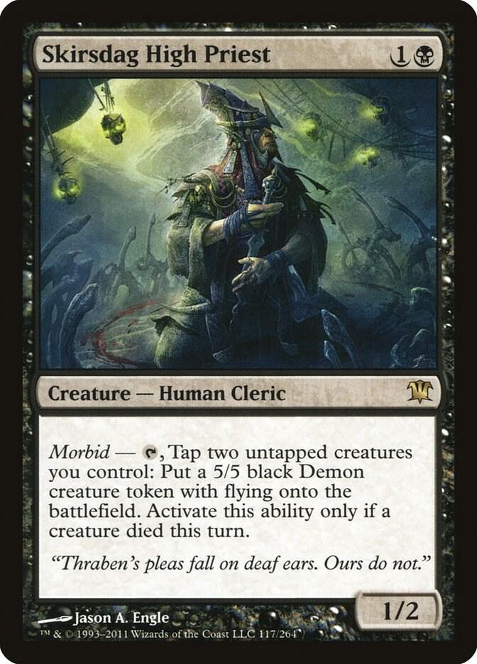 Skirsdag High Priest 117 card from Innistrad