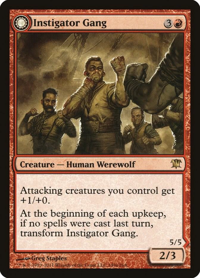 Instigator Gang 149 card from Innistrad