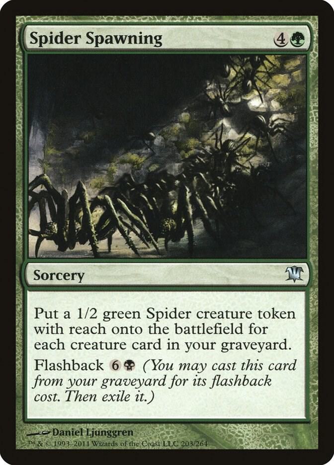 Spider Spawning 203 card from Innistrad