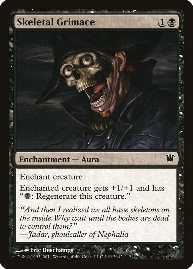 Skeletal Grimace 116 card from Innistrad
