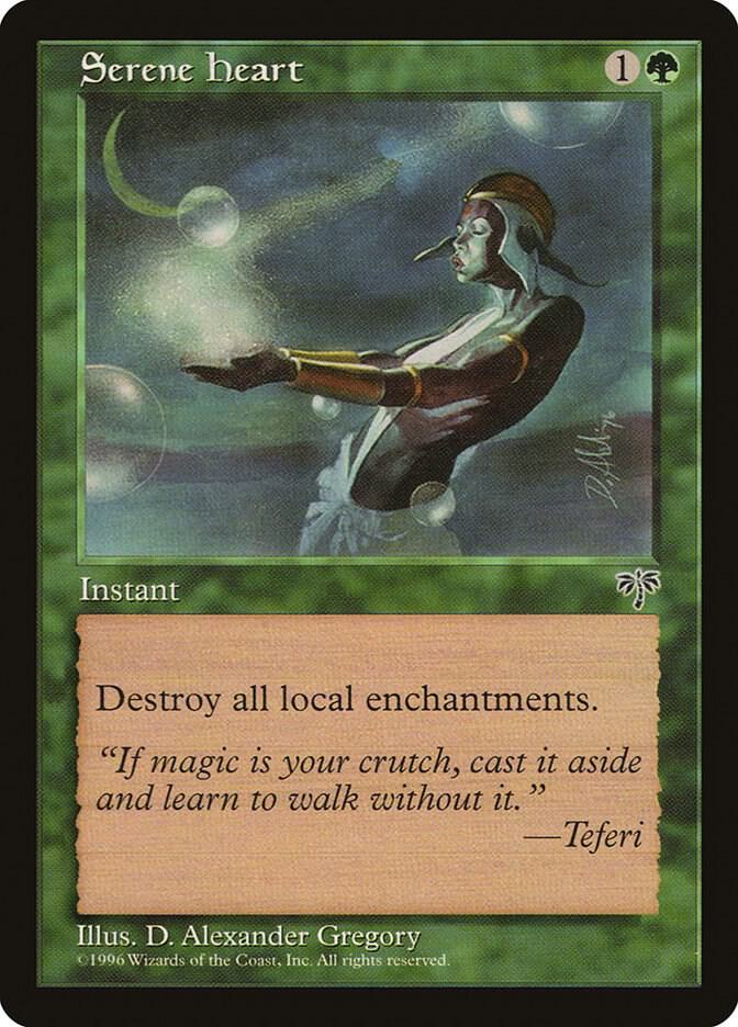 Serene Heart card from Mirage