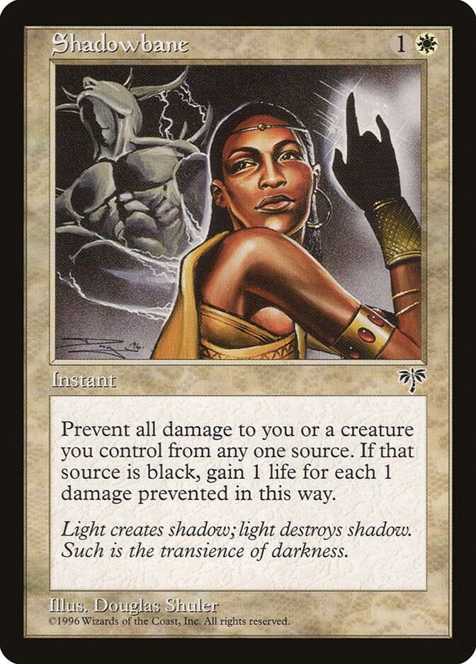 Shadowbane card from Mirage