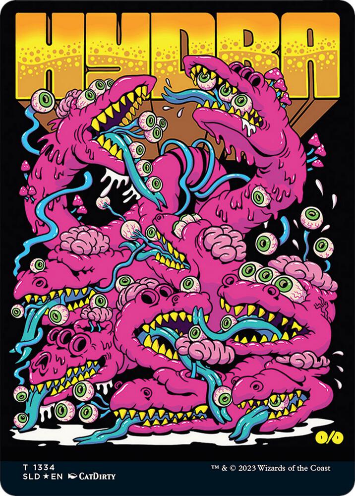 Hydra Token 1334 card from Secret Lair Drop Series