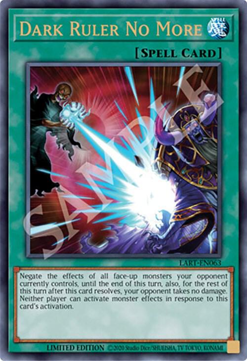 Dark Ruler No More LART-EN063 card from The Lost Art Promotion
