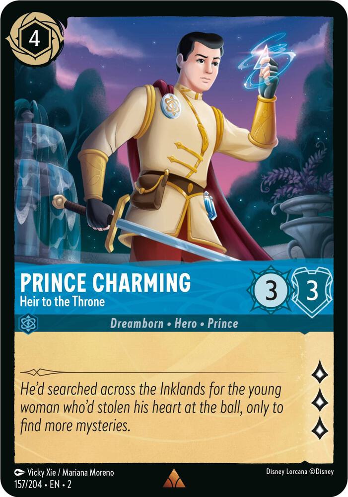 Prince Charming - Heir to the Throne 157/204 card from Rise of the Floodborn