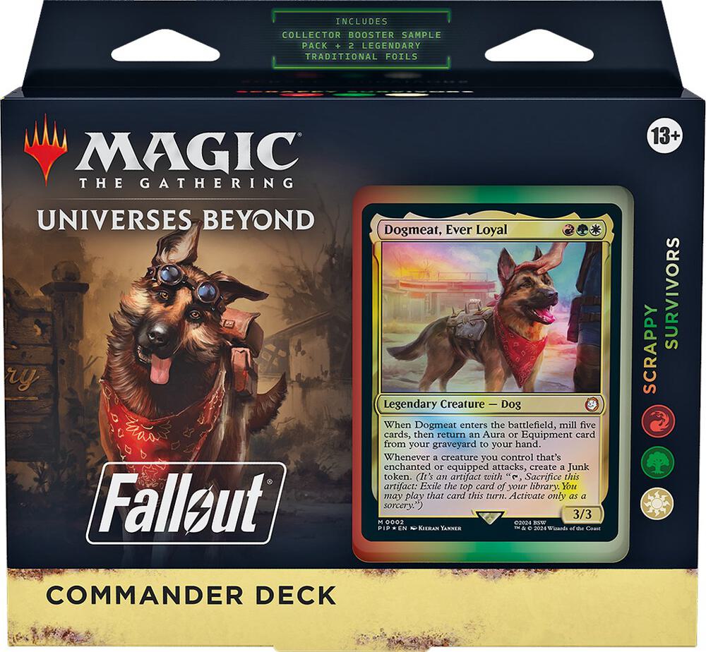 Universes Beyond: Fallout - Scrappy Survivors Commander Deck card from Universes Beyond: Fallout