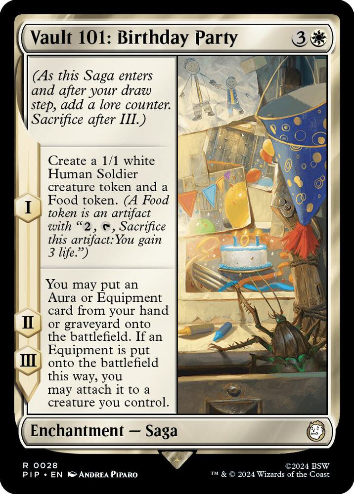 Vault 101: Birthday Party 28 card from Universes Beyond: Fallout