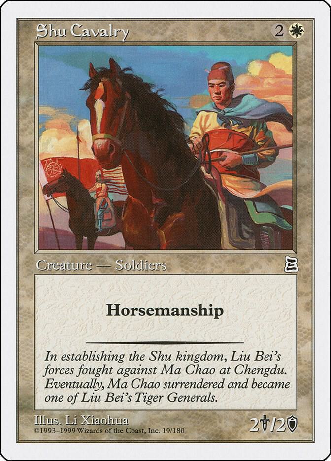 Shu Cavalry 19 card from Portal Three Kingdoms
