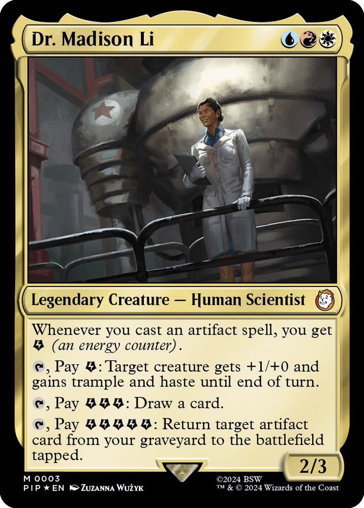 Dr. Madison Li 3 card from Universes Beyond: Fallout