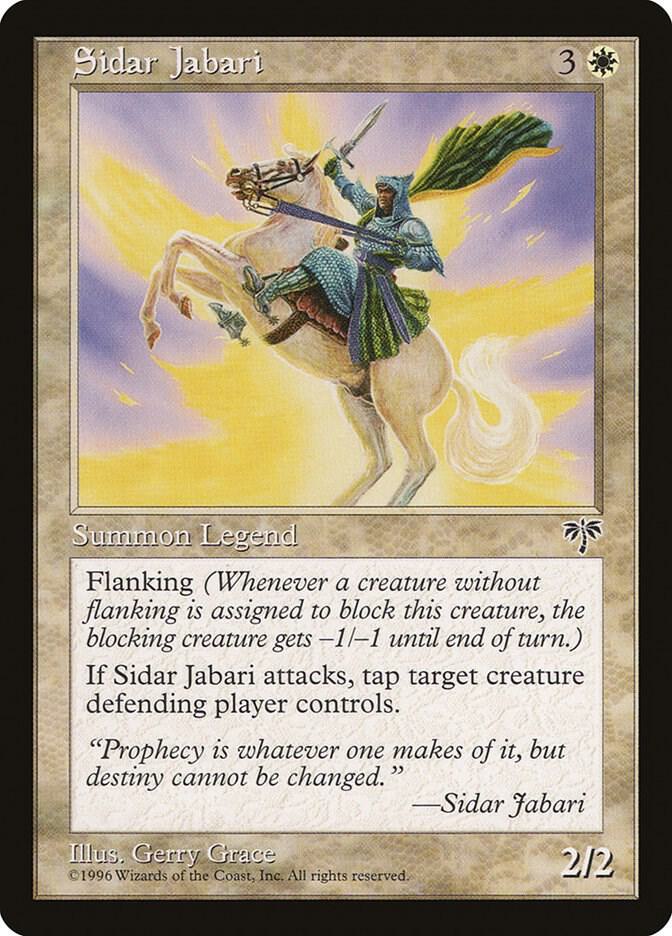Sidar Jabari card from Mirage