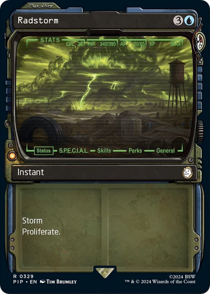 Radstorm (Showcase) 329 card from Universes Beyond: Fallout