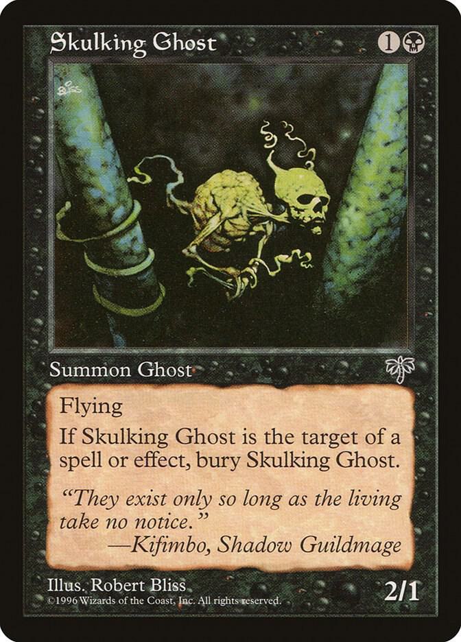 Skulking Ghost card from Mirage
