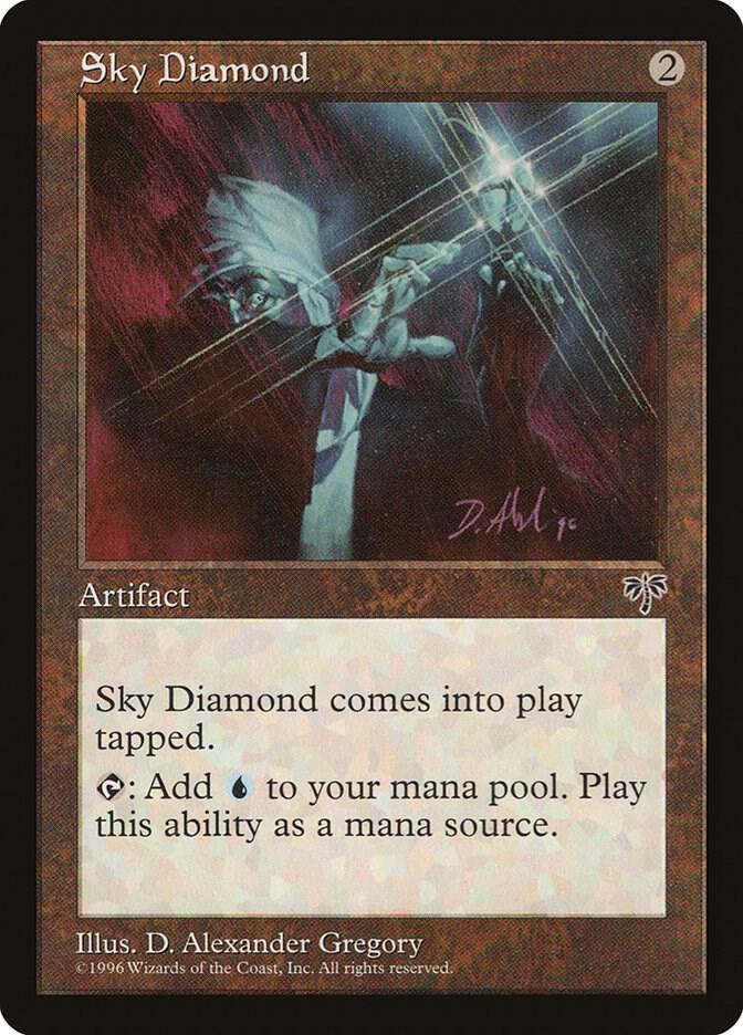 Sky Diamond card from Mirage