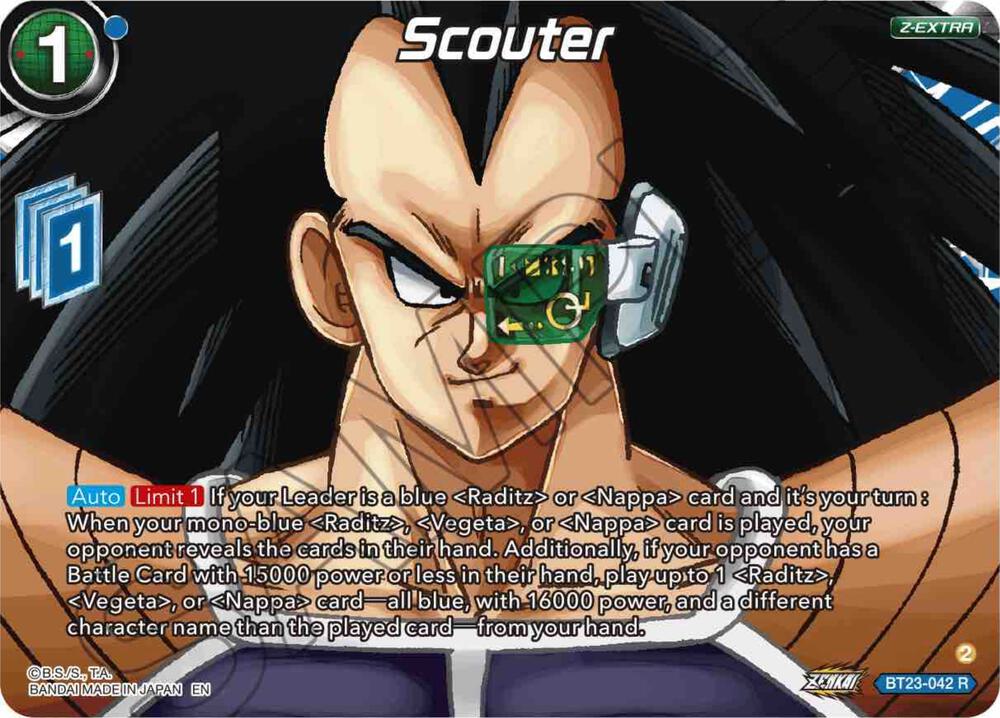 Scouter BT23-042 card from Perfect Combination