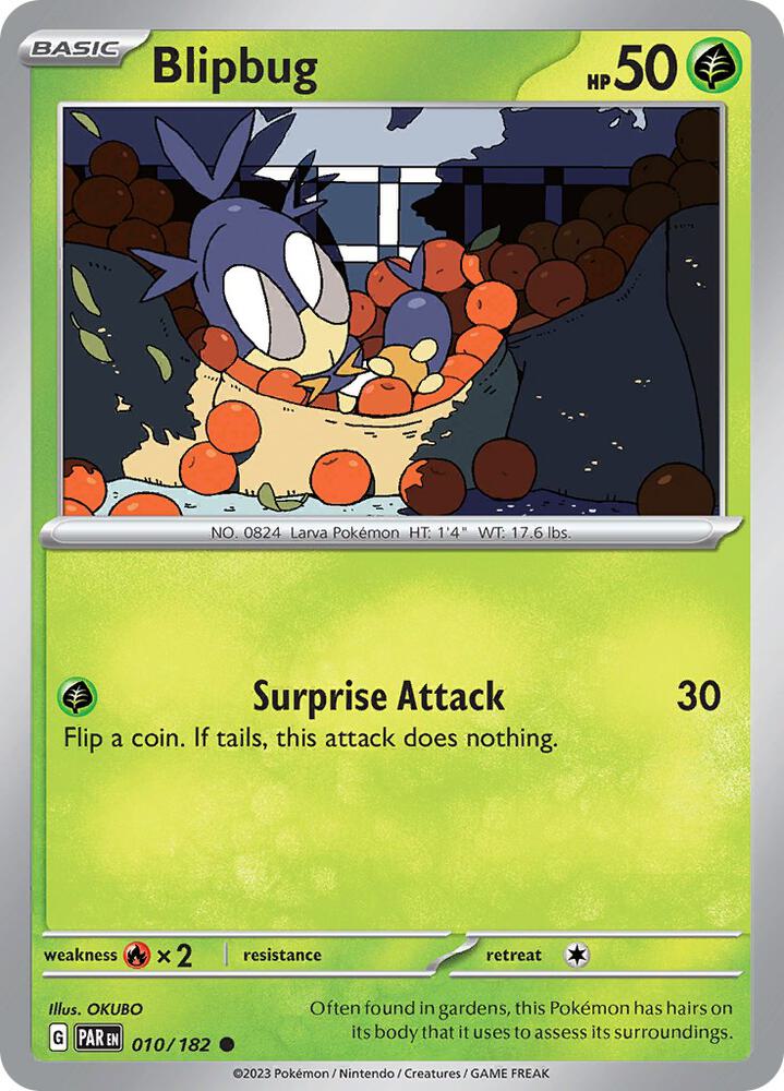 Blipbug 010/182 card from SV04: Paradox Rift