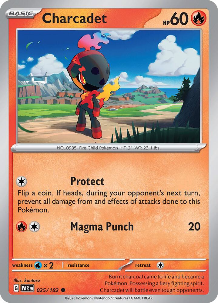 Charcadet 025/182 card from SV04: Paradox Rift