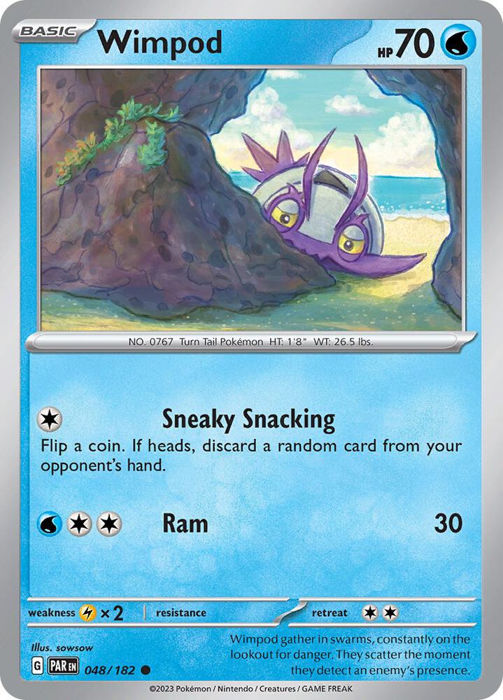 Wimpod 048/182 card from SV04: Paradox Rift