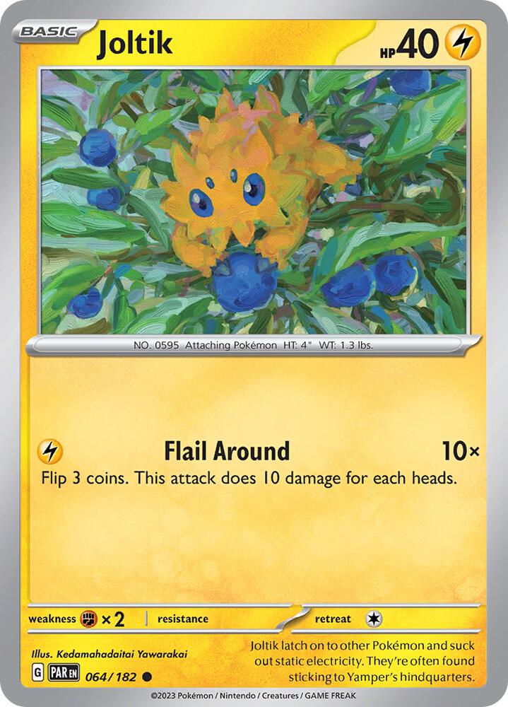 Joltik 064/182 card from SV04: Paradox Rift