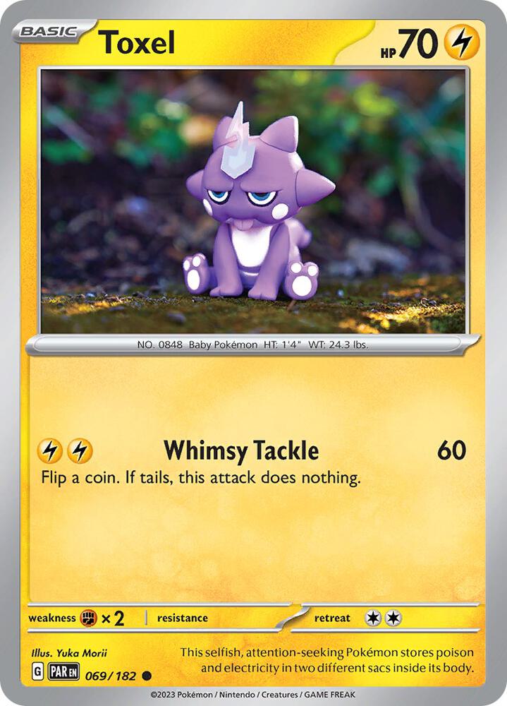 Toxel 069/182 card from SV04: Paradox Rift