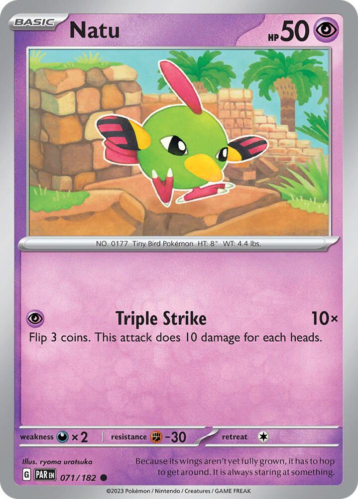 Natu 071/182 card from SV04: Paradox Rift