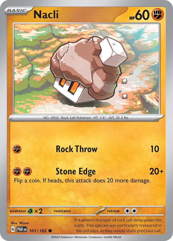 Nacli 101/182 card from SV04: Paradox Rift