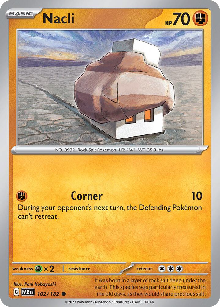 Nacli 102/182 card from SV04: Paradox Rift