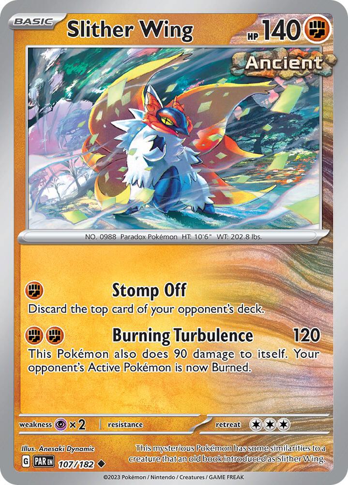 Slither Wing 107/182 card from SV04: Paradox Rift