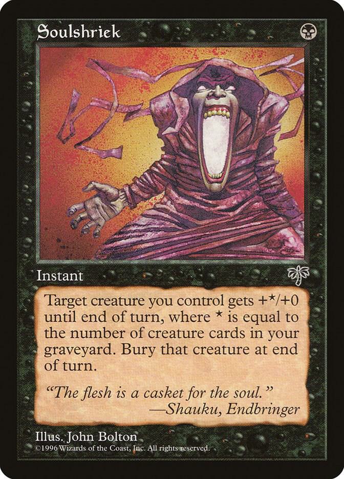 Soulshriek card from Mirage