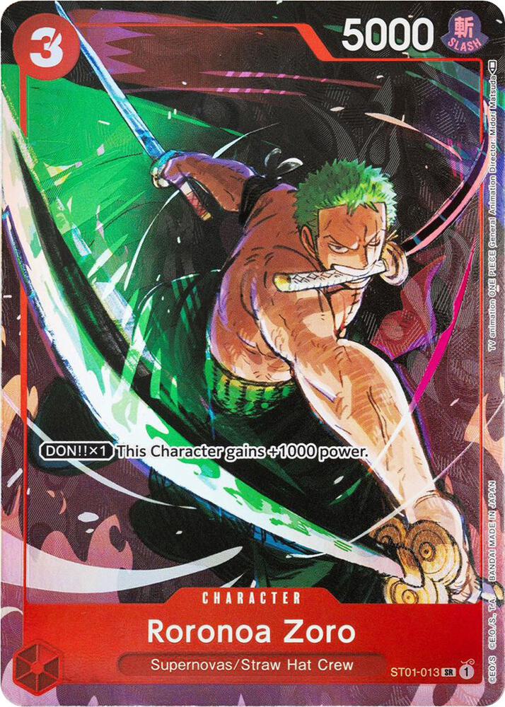 Roronoa Zoro (Gift Collection 2023) ST01-013 card from One Piece Promotion Cards