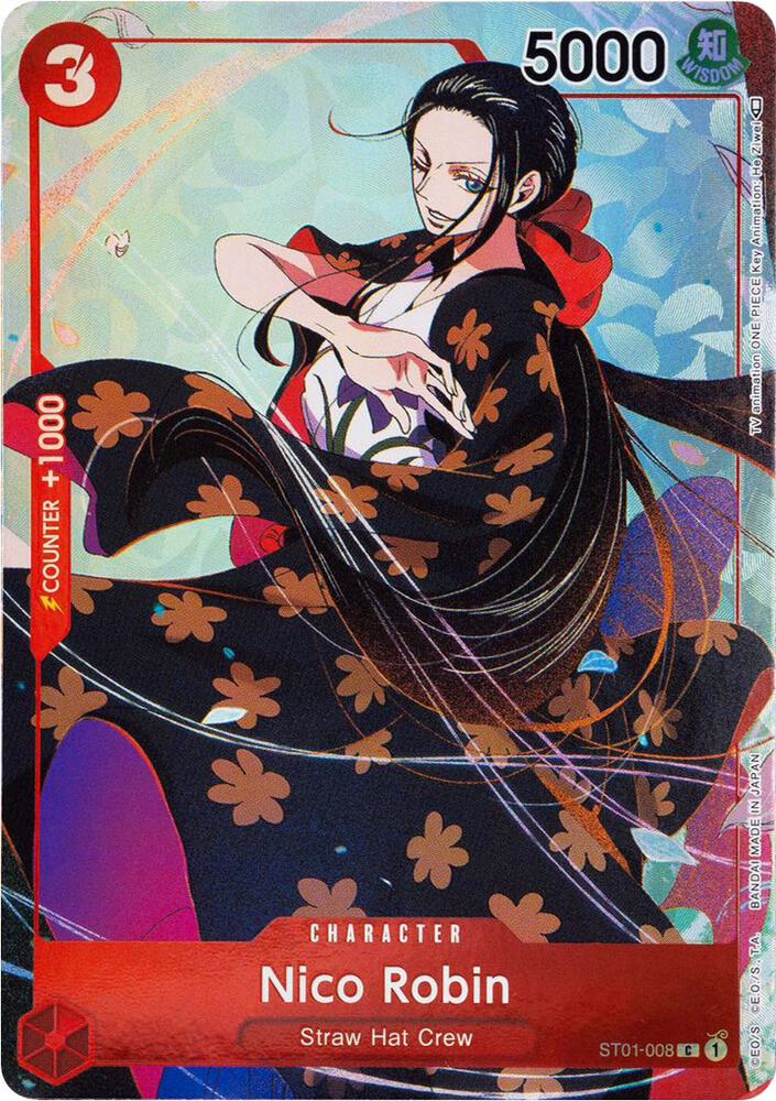 Nico Robin (Gift Collection 2023) ST01-008 card from One Piece Promotion Cards