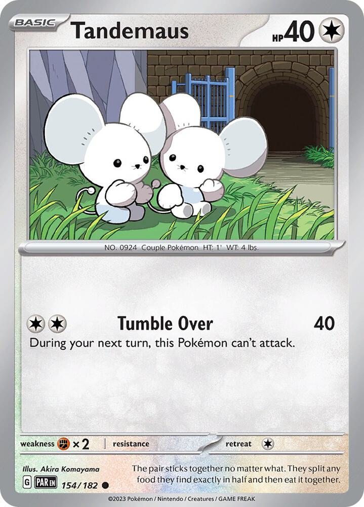 Tandemaus 154/182 card from SV04: Paradox Rift