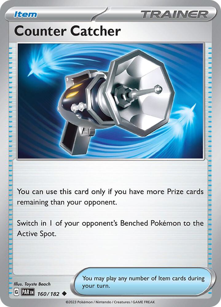 Counter Catcher 160/182 card from SV04: Paradox Rift