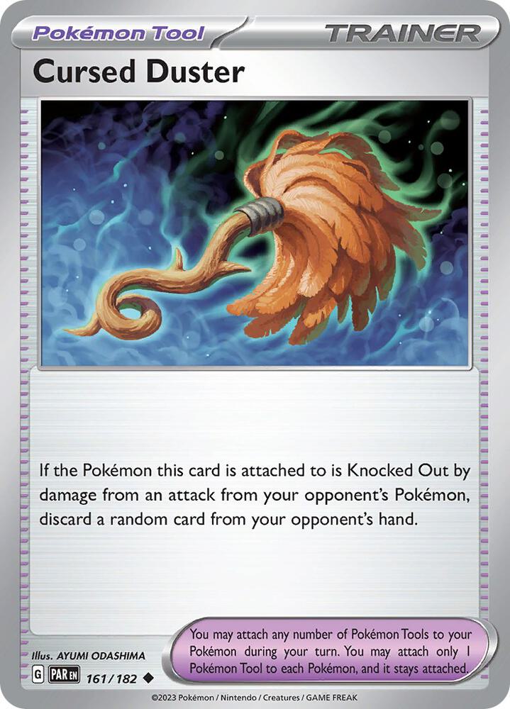 Cursed Duster 161/182 card from SV04: Paradox Rift